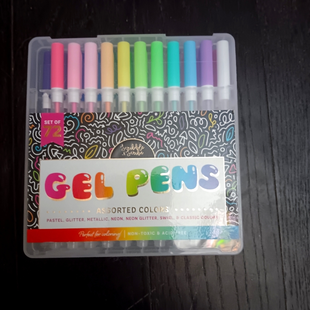 Gel pens